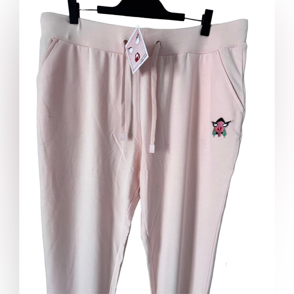 Badgley Mischka French Terry Jogger Pant with Pockets - Picture 2 of 5